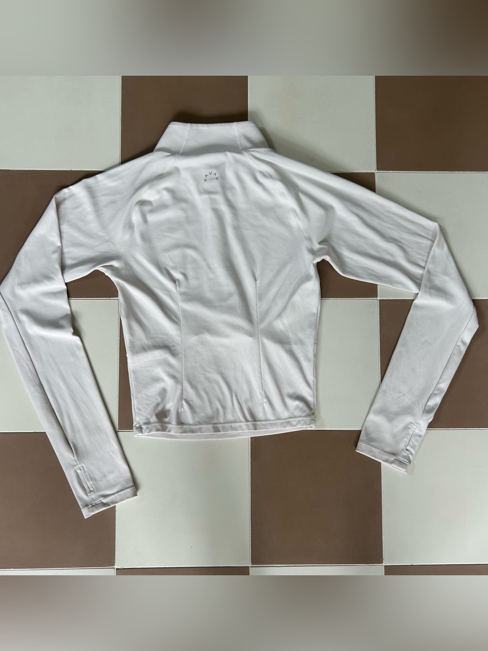 Varley Helena Mid Layer White Half Zip Performance Top Size S - Picture 7 of 10